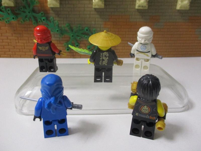 ( E12/22-8 ) LEGO Ninjago 5 Figuren alle mit Waffe Set