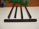 (i15/3) 5x Lego 2465 Baustein 1 x 16 Balken Basic schwarz Star Wars Ritter