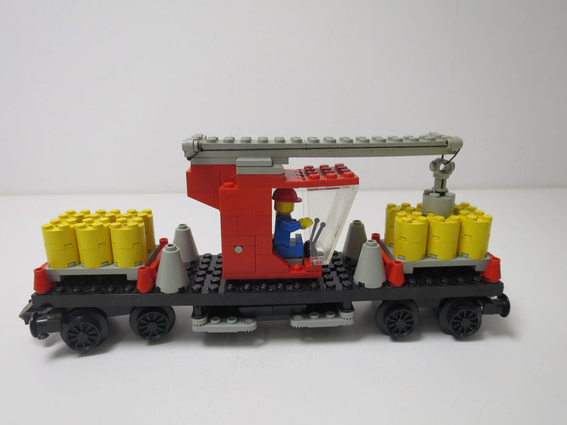 ( L14 / 6 ) Lego 7817 Kranwagen Classic Eisenbahn MIT BA 100% KOMPLETT