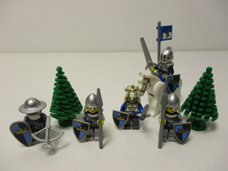 (B6/28) 5 Lego Ritter Fantasy Era Knight Kingdom Castle Ritterburg Pferd 7094