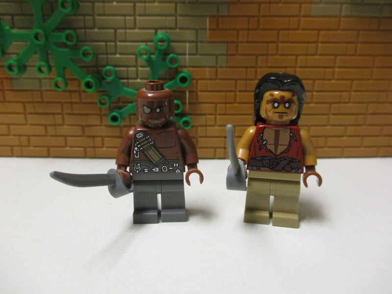 ( F13 / 3 ) Lego Fluch der Karibik poc027 Yeoman Zombie & poc014 Gunner Zombie