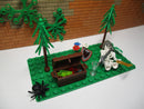 ( L3/25/2 ) Lego Moc Skelett mit schatz im wald zubehör Ritter Ritterburg