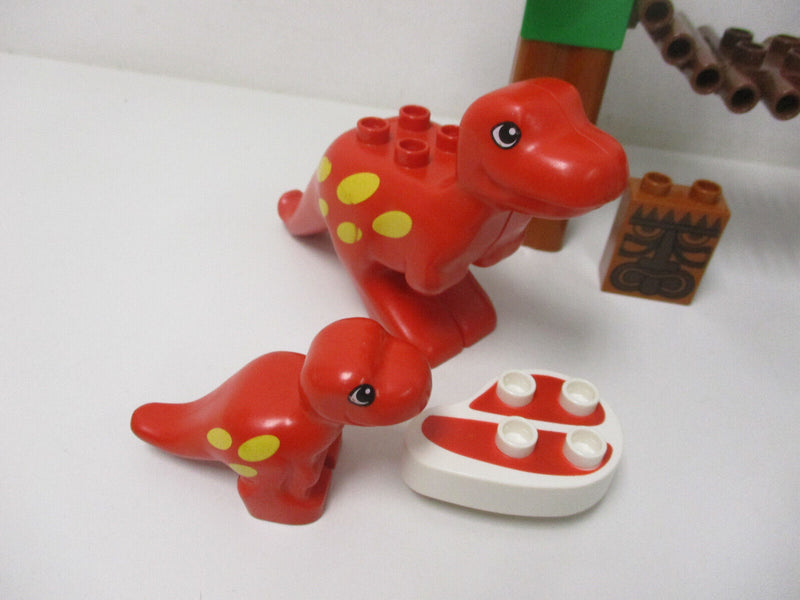 (RB5/1) LEGO Duplo Dino Set  Dinosaurier T-Rex Triceras mit Babys