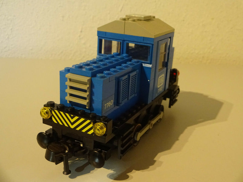 ( F12 ) Lego 7760 Diesellok 12v gebraucht Eisenbahn Mit Bauanleitung Komplett