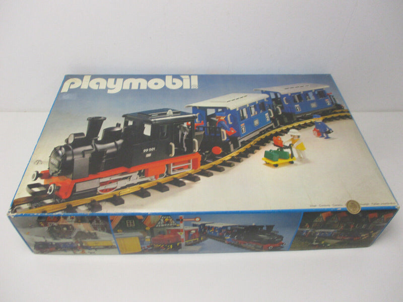 Playmobil 4000 Personenzug 2 Personenwagen Dampflok 12 Gleise Eisenbahn LGB OVP