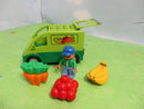 (P14/1 ) Lego Duplo Auto / Lieferwagen mit Obst / Gemüse und Figur