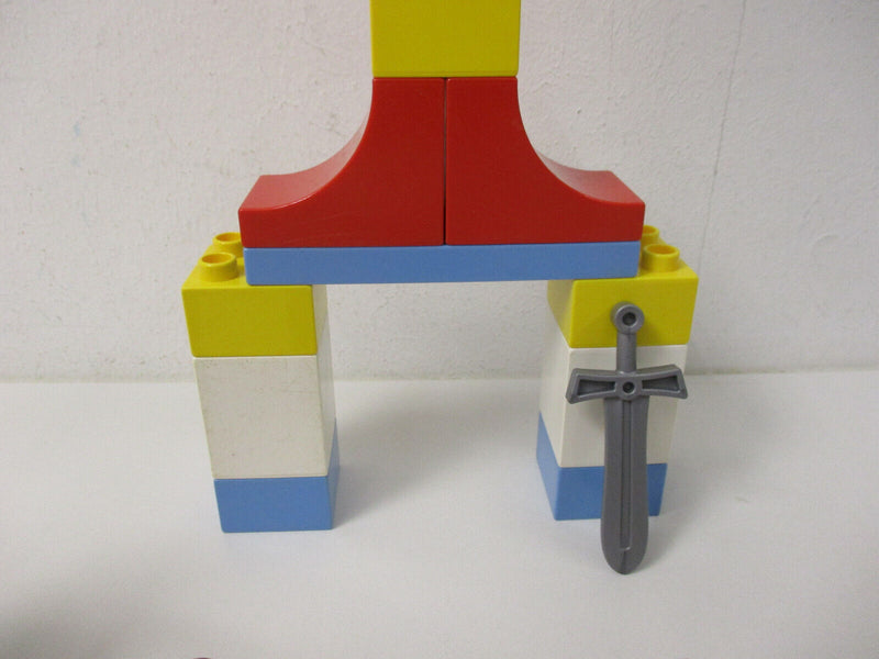 ( B7/2 ) LEGO DUPLO Ritterturnier Ritter Pferde Ritterburg