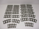 26 Lego 9V Eisenbahn Schienen 16x 4520 gebogene 10x 4515 gerade 4558 4564