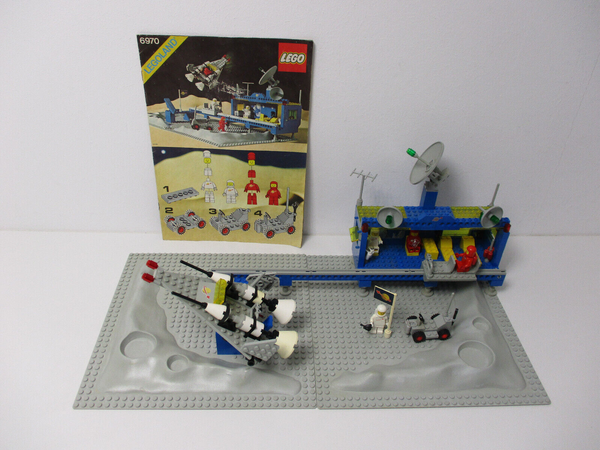 ( AH.2 ) Lego 6970 Beta-1 Command Base Classic Space mit BA 100% KOMPLETT
