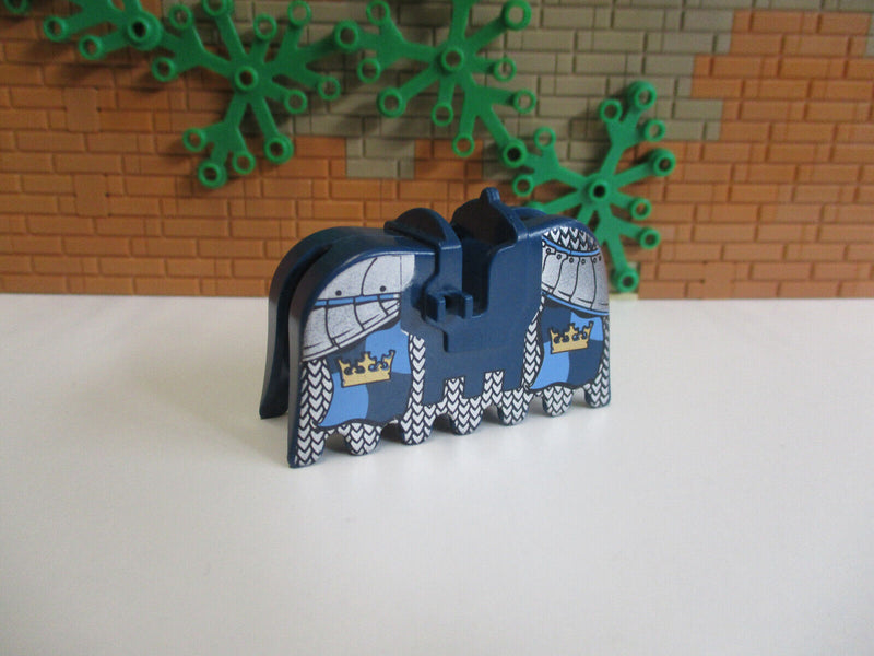 (B11 / 6 - 6) Lego 1x  Satteldecke mit Pferd Ritterburg Castle Pferdedecke 7094