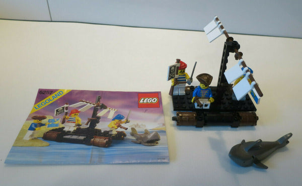 ( G10 ) Lego 6257 Castaway's Raft Piraten MIT BA 100% Komplett gebraucht