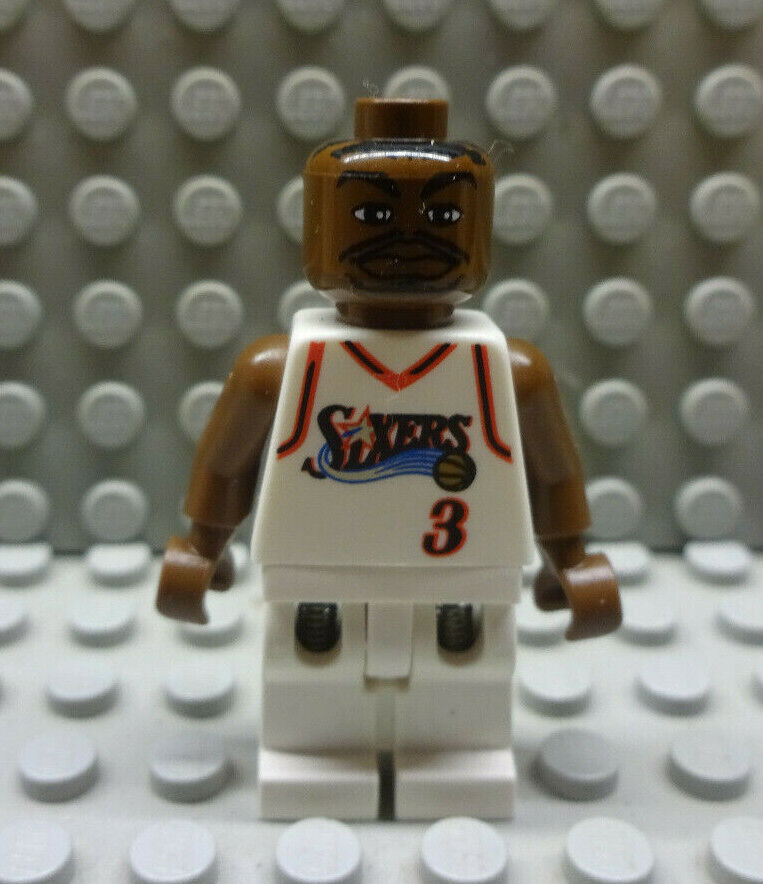 ( A5/6 -7 ) Lego nba037 Allen Iverson Philadelphia 76ers