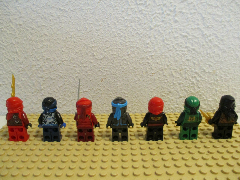 (D2-4/44) Lego Ninjago 7 Figuren  Sammlung Konvolut