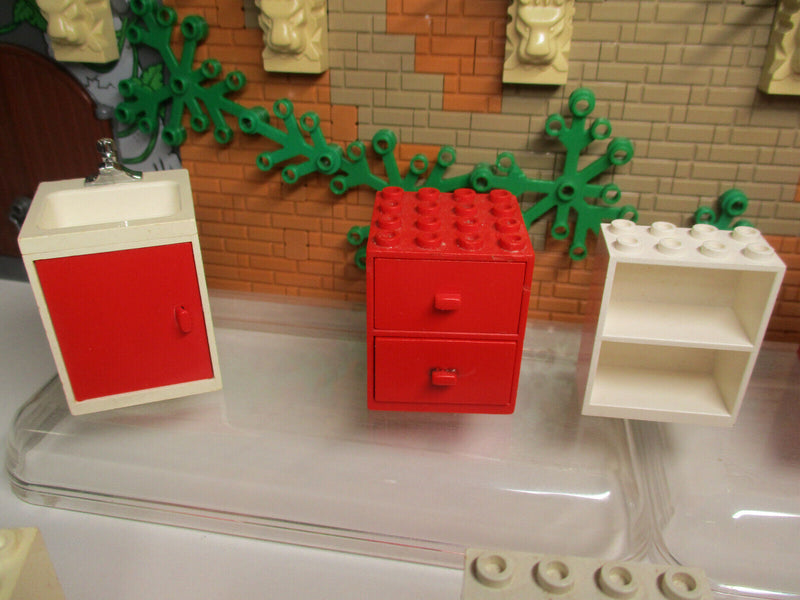 ( B14/1 ) Lego Möbel Schränke Homemaker Puppenwohnung   Haus City