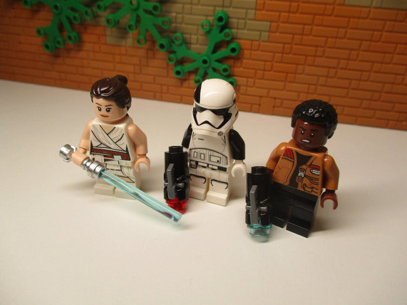 ( G5 / 9 ) Lego Star Wars 1x Rey Skywalker Finn First Order Trooper Episode 8