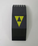 ( N6  / 6 ) Lego Scheibe Panel Space 2408p02 schwarz 6987 Blacktron