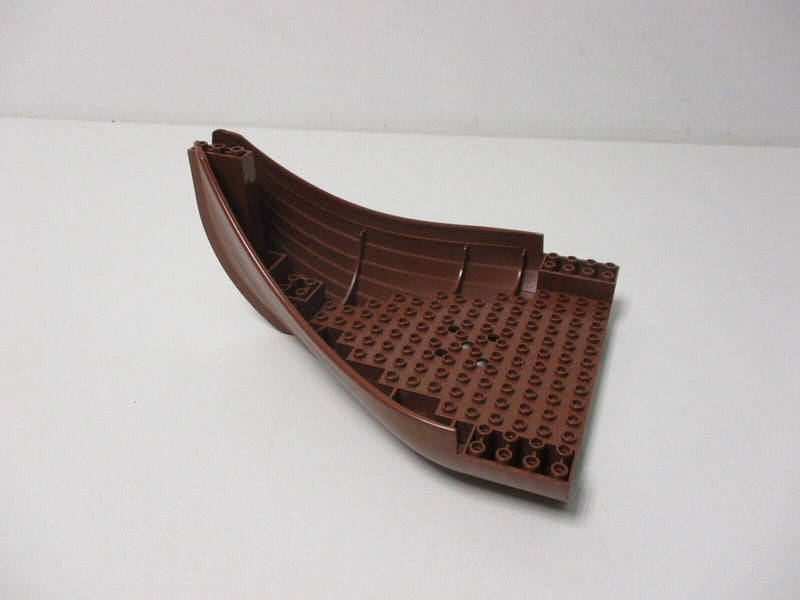 ( L2/1 )Lego Schiffsrumpf braun 3-teilig für Wikingerschiff 7018 Vikings Piraten