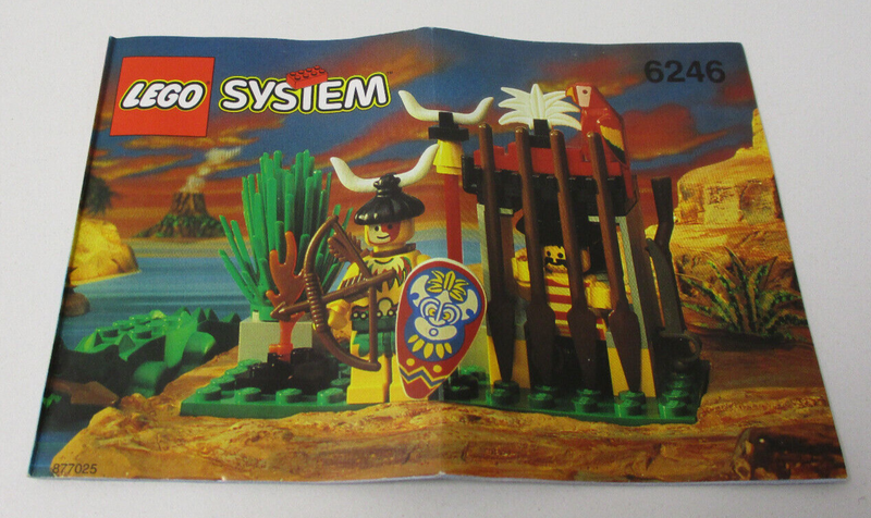 ( H14 ) Lego 6246 Crocodile Cage Insulaner Piraten MIT OVP & BA 100% KOMPLETT