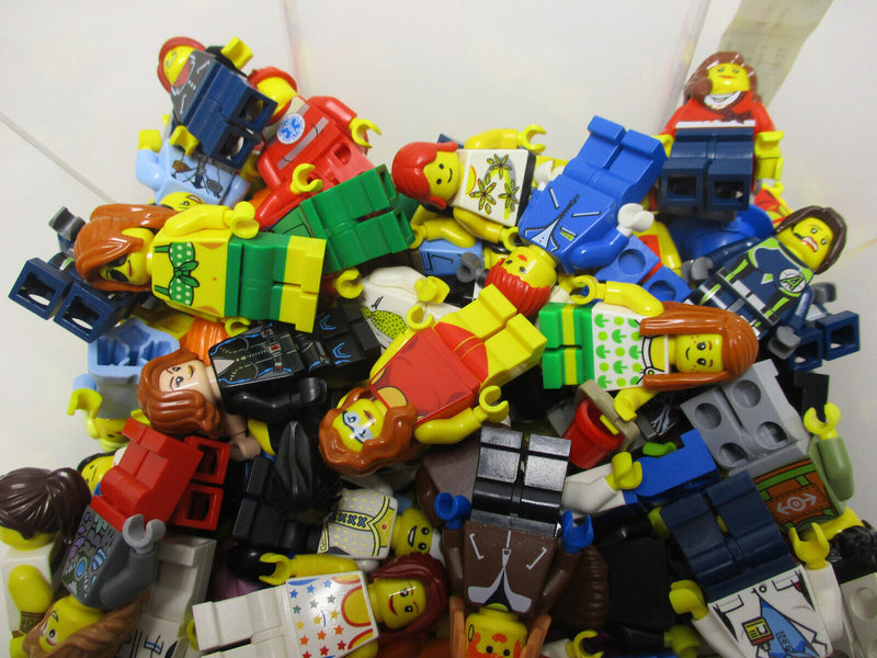 (B9/19)  LEGO 5 Figuren %     nur FRAUEN      % Sammlung Konvolut City Eisenbahn