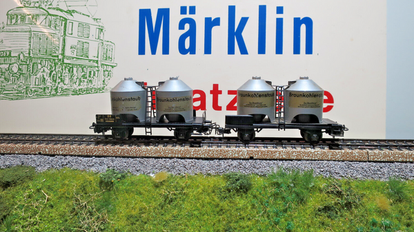 ( Q12/6 ) Märklin 2x 4511 Kohlestaubwagen Güterwagen