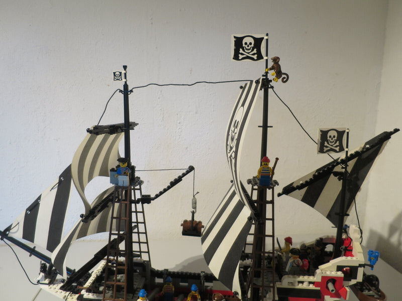 ( AH 10 ) Lego 6286 Skull's Eye Schooner Piratenschiff mit OVP & BA sowie INLAY