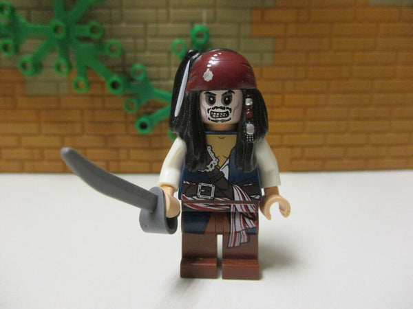 ( F13 / 6-1 ) Lego Fluch der Karibik poc012 Captain Jack Sparrow Skelett