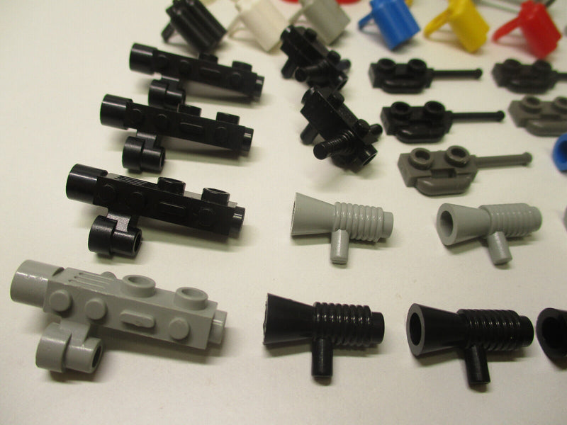 ( C15 / 17 ) Lego Classic Space 40x Figuren Zubehör Waffen Werkzeug