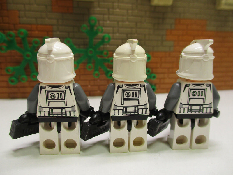 ( H2/7 ) Lego STAR WARS 3x sw0221 Clone Trooper Gunner Phase 1 aus 8014 8039