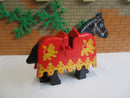 (B11 / 6-1) Lego 1x Pferdedecke mit Pferd Satteldecke Ritterburg  1584 6039 6060