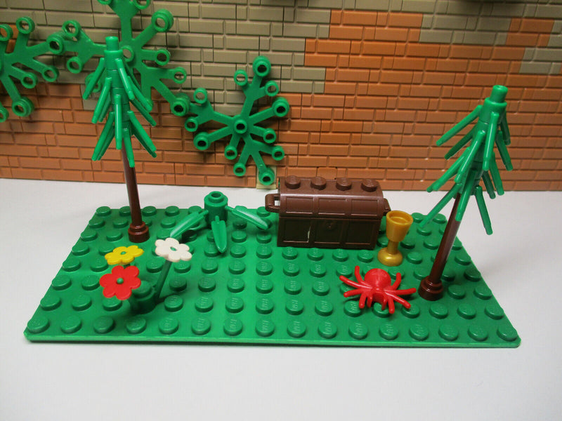 ( L3/25/1 ) Lego Moc Skelett mit schatz im wald zubehör Ritter Ritterburg