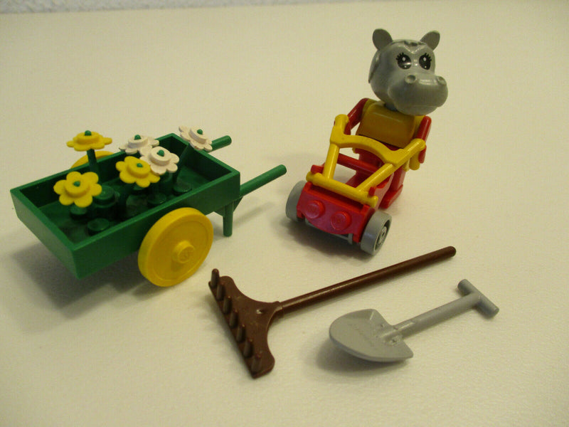 (D14/12) Lego Fabuland Set GÃ¤rtnerin Hannah Nildpferd wie 3787