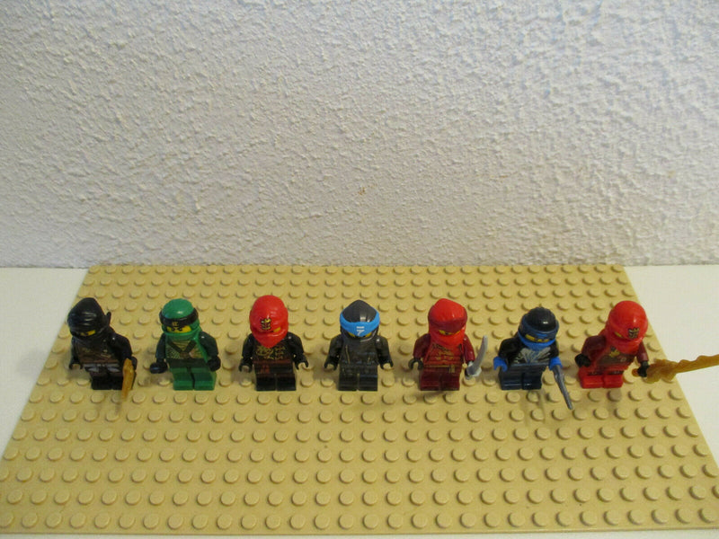 (D2-4/44) Lego Ninjago 7 Figuren  Sammlung Konvolut