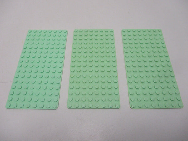 ( A13/20 ) LEGO 3x Platte dünn 3865 8x16 mint grün Ritter Piraten Star Wars