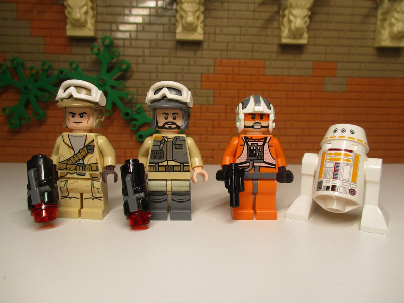 ( L4 / 10 ) 1x Lego Star Wars Rebellen Soldaten X-Wing Pilot R5-F7 Minifiguren