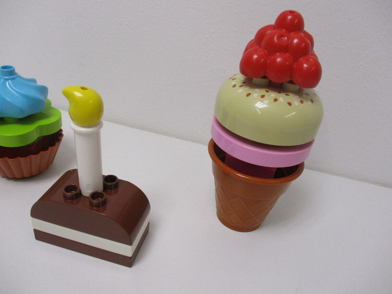 (RB16/4) LEGO Duplo Bunter EisspaÃŸ Eis Muffins Geburtstag Party Brownie