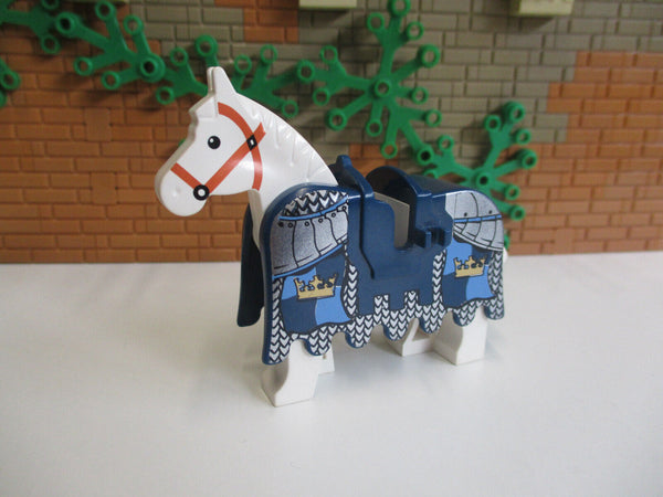 (B11 / 6 - 6) Lego 1x  Satteldecke mit Pferd Ritterburg Castle Pferdedecke 7094