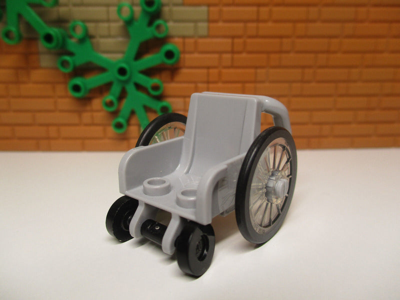 ( O7 / 34 ) Lego City Rollstuhl Wheelchair Opa Pfleger Hund Zubehör 65353 24314