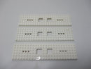( C7/2 ) 3x Lego Eisenbahn Waggon Zug Grundplatte 6x24 weiss 9V 12V RC TRAIN