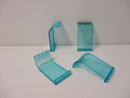 C8/10) 4x Lego 2571 Panele Fenster Wand gebogen 3x4x6 trans blau City Eisenbahn