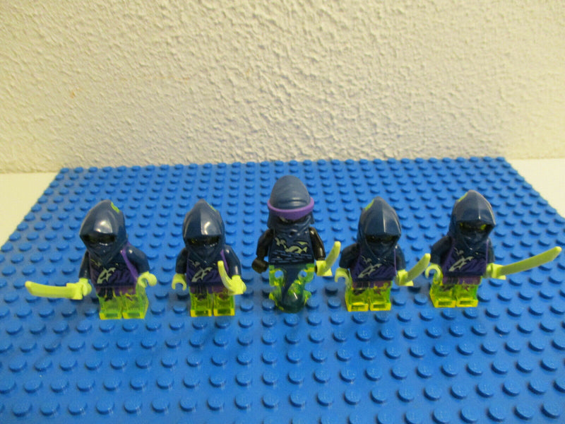 ( C9/5-9 ) 5 x  Lego Ninjago Figur Ghost Warrior Sammlung Konvolut