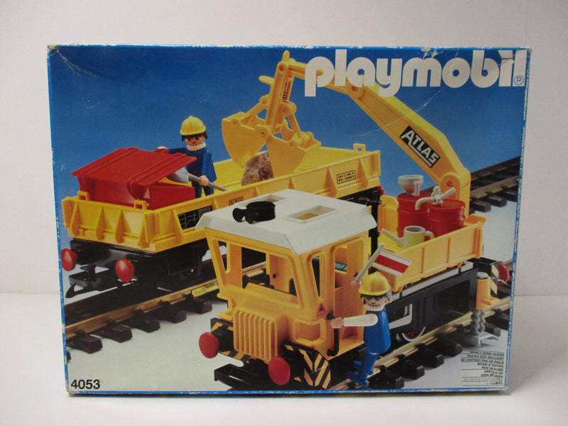 ( RH ) Playmobil 4053 Bauzug Arbeitszug OVP Spur G Lok Zug auch fürLGB Eisenbahn
