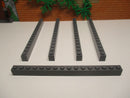 i15/5) 5x Lego 2465 Baustein 1 x 16 Balken Basic neu dunkelgrau Star Wars Ritter