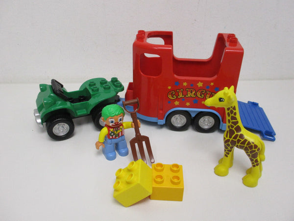 ( RB2 / 4 )  LEGO Duplo Zirkus Tiertransport Girafe Clown