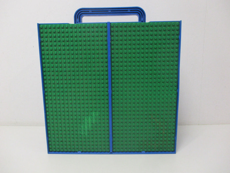 Lego blauer Sortierkasten Sortierbox Sammelkoffer 2 Platten und Inneneinteilung
