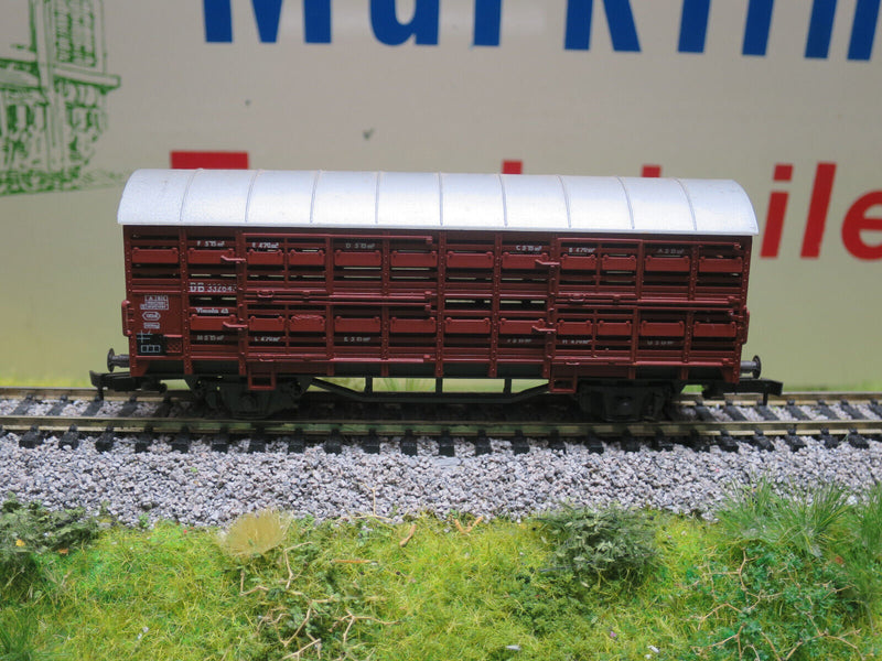( M7 ) Roco 4308 Viehtransportwagen DB Güterwagen  Spur H0  OVP gebraucht