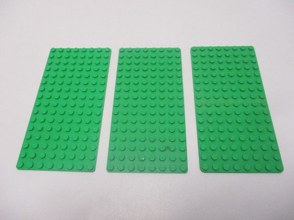( A13/21 ) LEGO 3x Platte dünn 3865 8x16 hell grün Ritter Piraten Star Wars