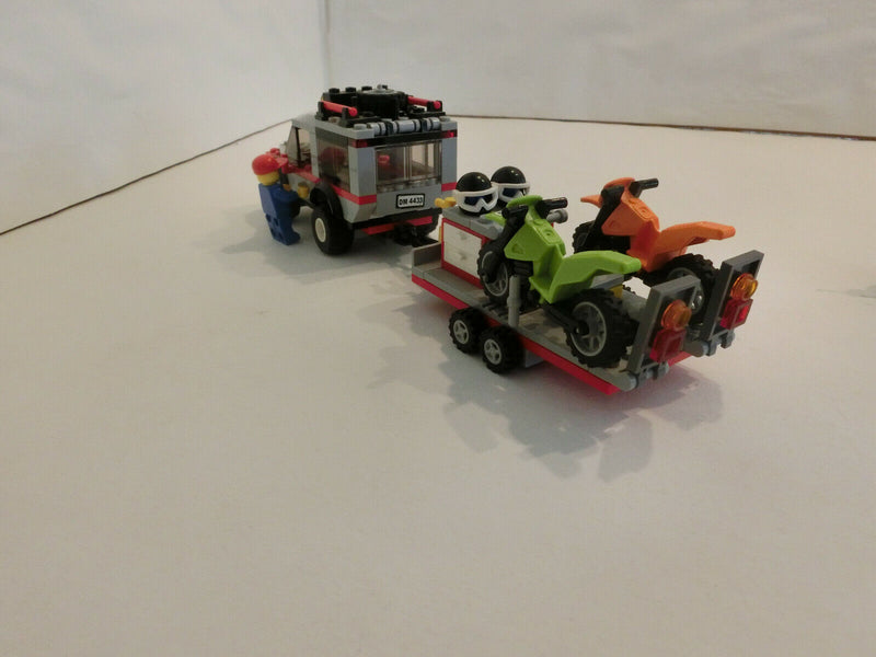 ( AH 8 ) Lego City 4433 Dirt Bike Transporter Mit OVP & BA 100% Komplett