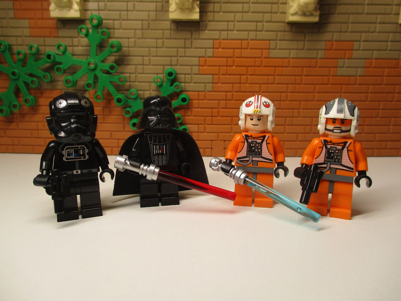 (G5/5) Lego Star Wars 1x Darth Vader Luke Skywalker X-Wing / Tie Fighter Pilot