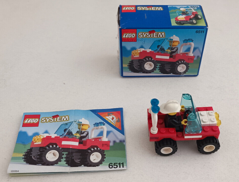 ( C10 ) Lego 6511 Rescue Runabout Classic Town Feuerwehr OVP & BA 100% KOMPLETT