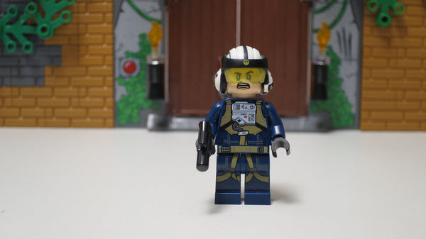( J6/2-1 ) LEGO STAR WARS Minifigur Rebel Pilot U-Wing sw0800 aus Set 75160